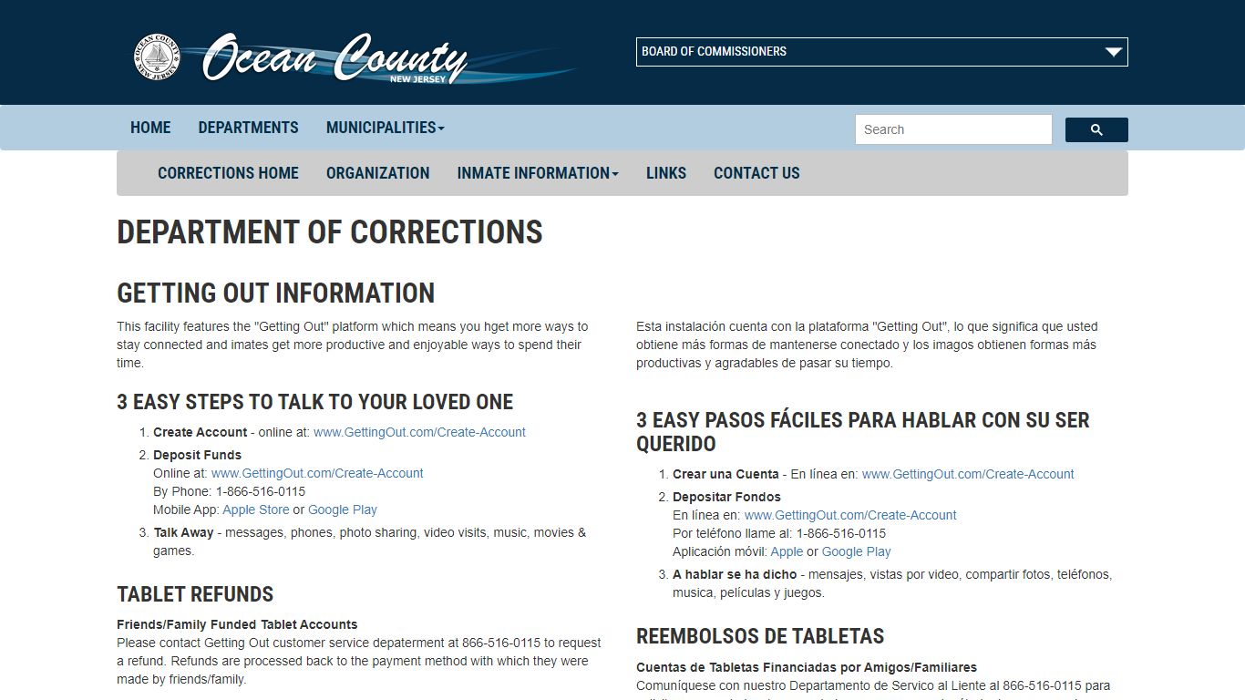 Getting Out | Ocean County Government